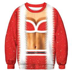 Lesmart Unisex Ugly Christmas Crewneck Sweatshirt