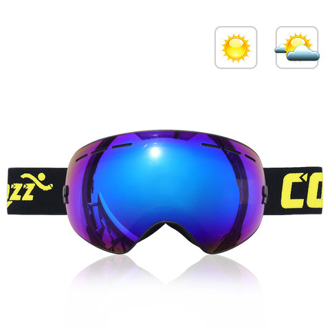 OTG Snowboard Goggles Anti Fog UV Protection Lens