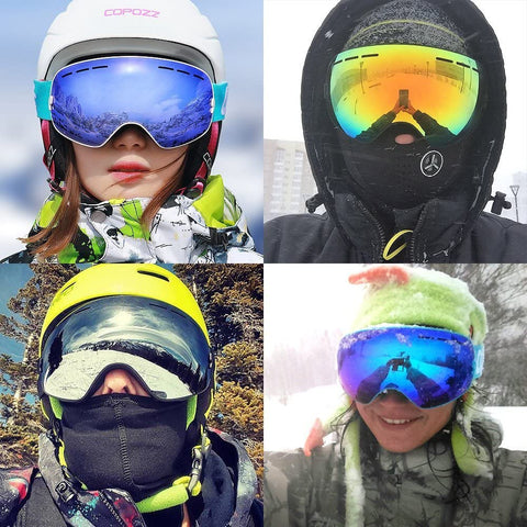OTG Snowboard Goggles Anti Fog UV Protection Lens