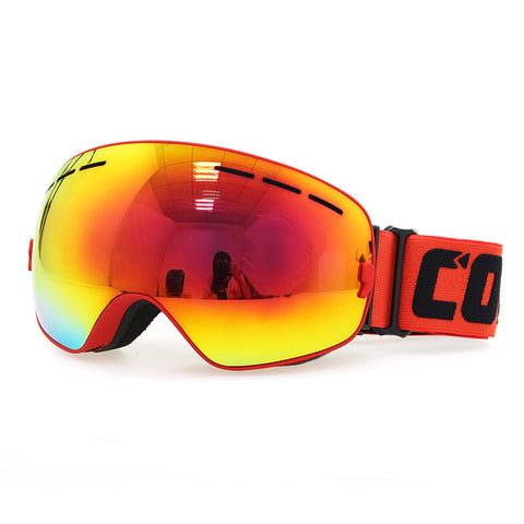 OTG Snowboard Goggles Anti Fog UV Protection Lens