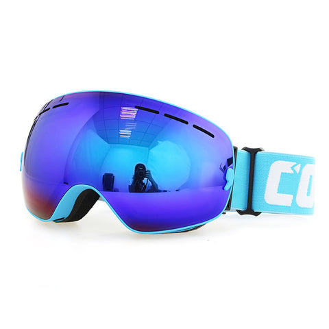 OTG Snowboard Goggles Anti Fog UV Protection Lens