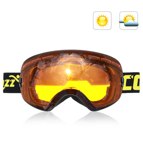 OTG Snowboard Goggles Anti Fog UV Protection Lens