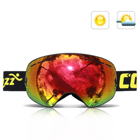 OTG Snowboard Goggles Anti Fog UV Protection Lens