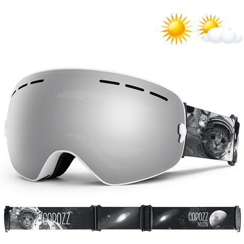 OTG Snowboard Goggles Anti Fog UV Protection Lens