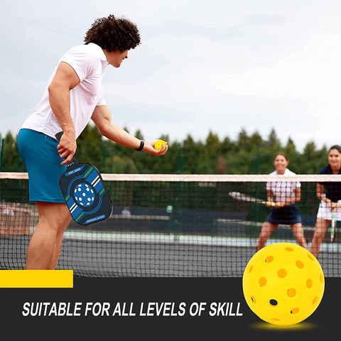 Outdoor Yellow Pickleball Balls 12-Packs