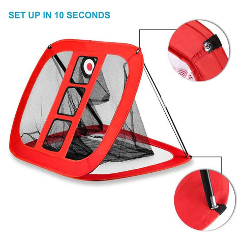 Pop Up Golf Chipping Net - Indoor/Outdoor Golfing Target