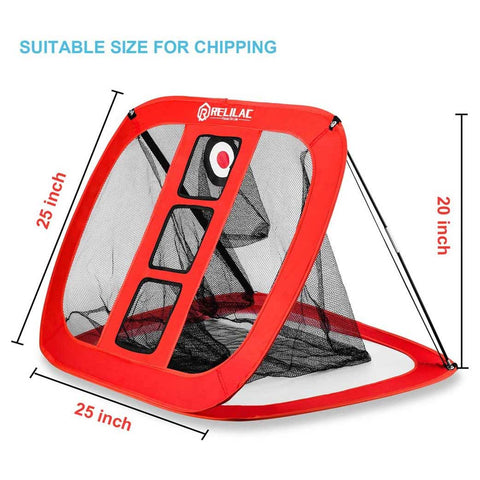Pop Up Golf Chipping Net - Indoor/Outdoor Golfing Target