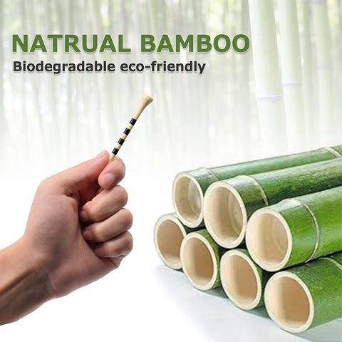 Professional Bamboo Golf Tees Pack of 100(Eco-Friendly)