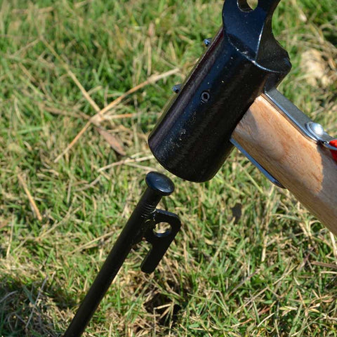 Reflective Nylon Cord Forged Steel Tent Pegs Set