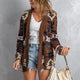 Lesmart Women's Boho Aztec Open Front Loose Slouchy Sweaters