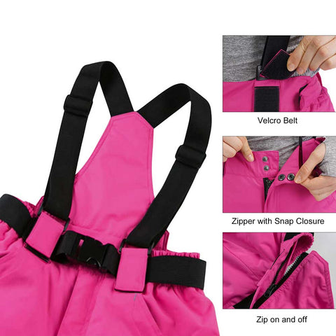 Women's Outdoor Windproof Ski Snow Snowboard Bib