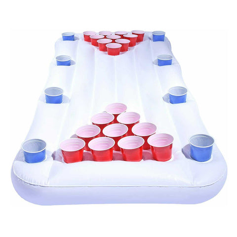 Pool Party Barge Floating Beer Table with Cooler